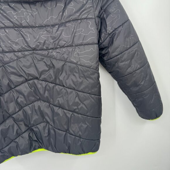 Eddie Bauer Deer Harbor Reversible Hooded Midweight Jacket boys size medium 10 - Picture 6 of 11